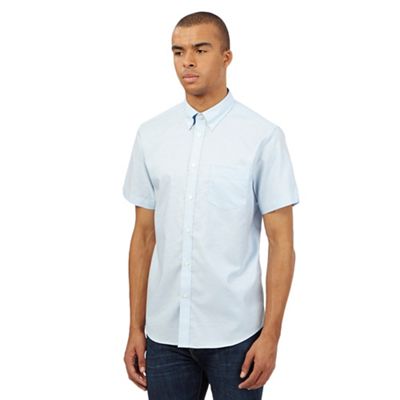 Ben Sherman Big and tall light blue plain oxford shirt